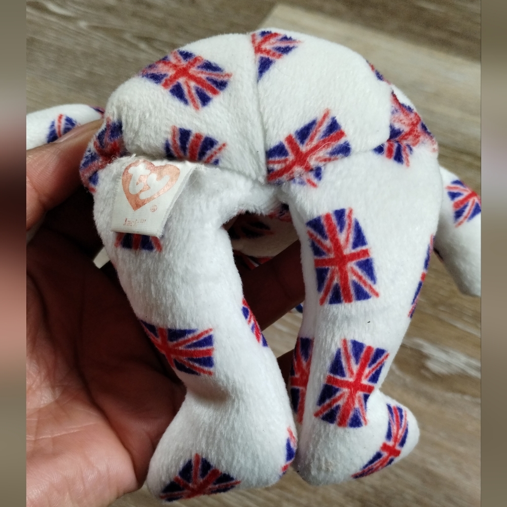 -Ty Beanie Babies โJackโ the Bear - UK Exclusive 9in - Picture 7 of 13